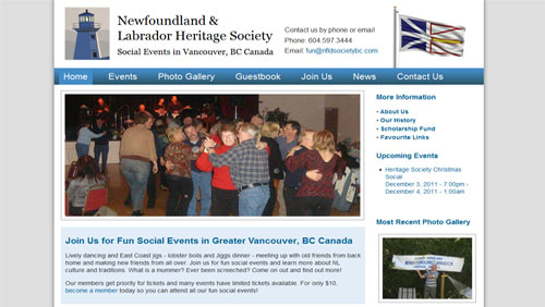 Non-profit Organization Website with Event Calendar